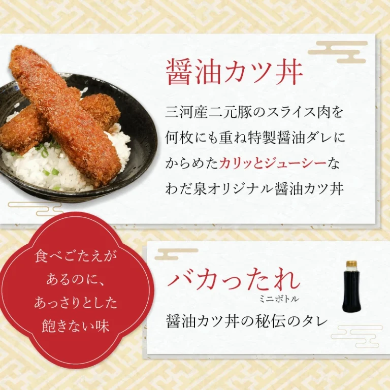わだ泉醤油カツ丼、ネット通販４